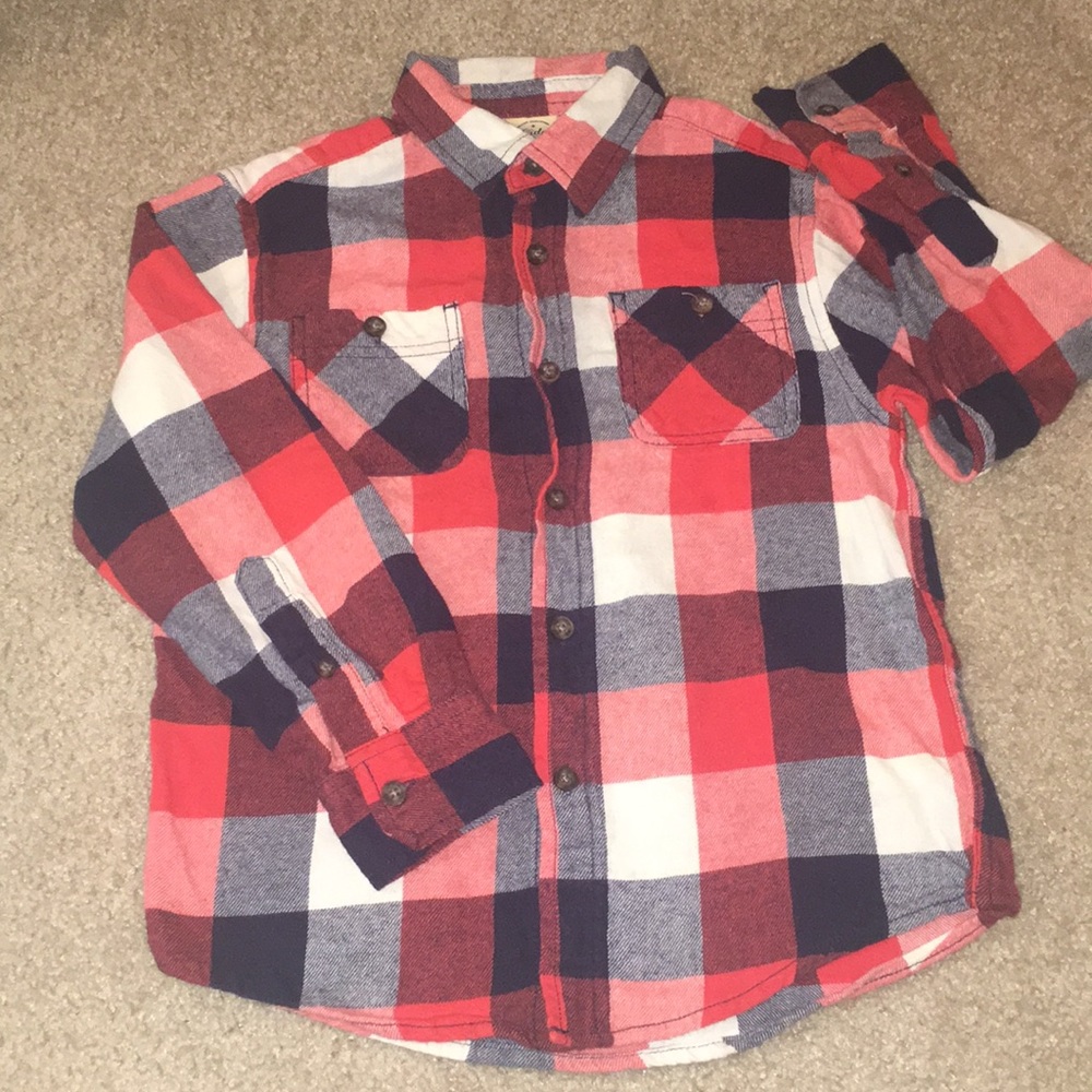 Boys Flannel Button up